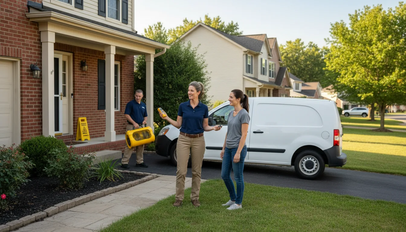 Water restoration image for Dehumidification And Cleanup Services in Big Falls, WI
